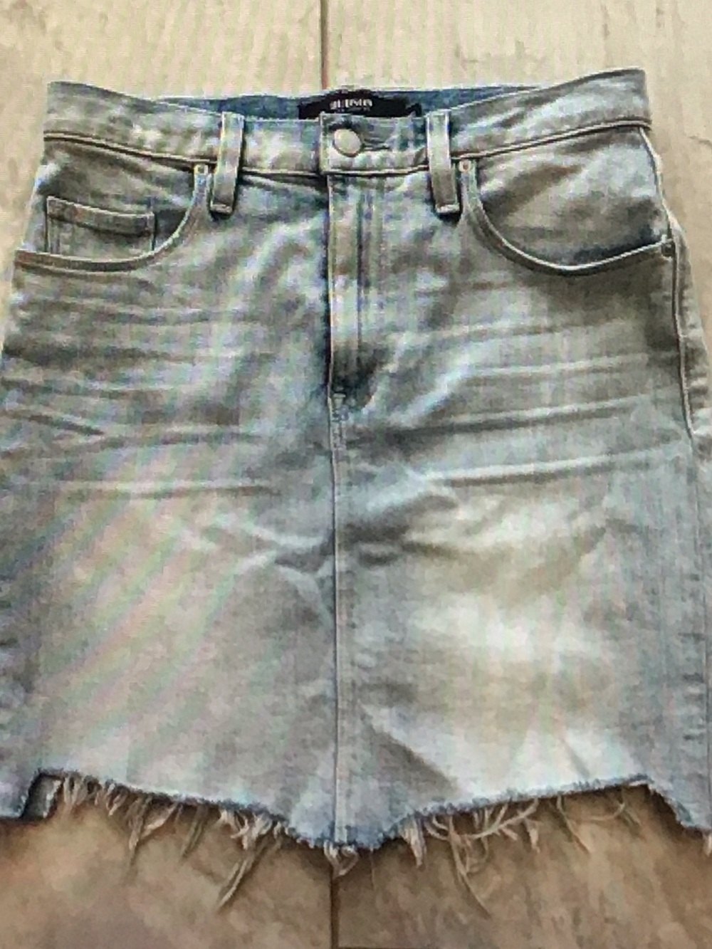 Hudson Jeans Light Blue Denim Skirt